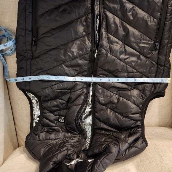 Black Quilted Sitiour Thermalux Heated Vest. Size Xtra small. Unisex. - Picture 12 of 13